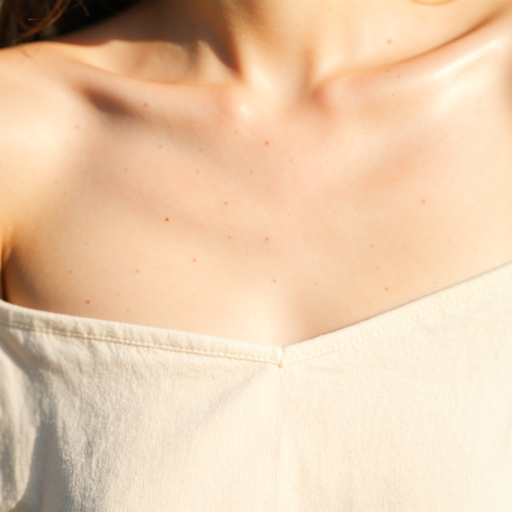 二十五岁左右女性头像，穿白色T恤，自然光背景